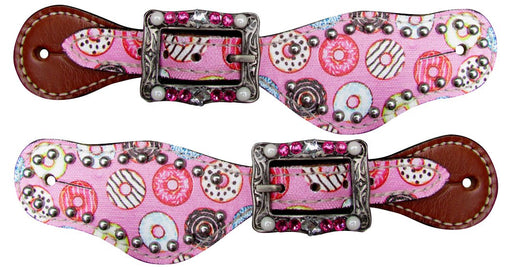 Showman 'Donuts' Youth Spur Straps - Jeffers - Horse Supplies > Horse Tack > Stirrups