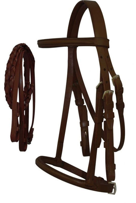 Showman English Bridle - Jeffers - Horse Supplies > Horse Tack > Bridles & Headstalls