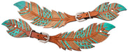 Showman Feather Spur Straps - Jeffers - Horse Supplies > Horse Tack > Stirrups