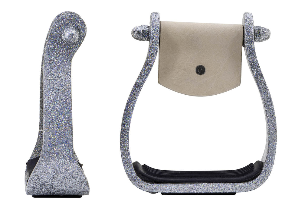 Showman Glitter Epoxy Aluminum Stirrups - Jeffers - Horse Supplies > Horse Tack > Stirrups