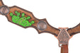 Showman Hand Painted Cactus Tack Set - Jeffers - Horse Supplies > Horse Tack > Bridles & Headstalls