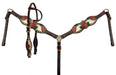 Showman Hand Painted Rose Tack Set - Jeffers - Horse Supplies > Horse Tack > Tack Sets