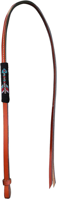 Showman Leather Over/Under Whip - Jeffers - Horse Supplies > Horse Tack