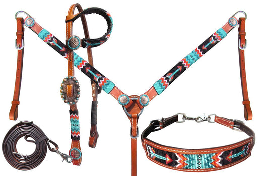 Showman 'Mojave' Tack Set - Jeffers - Horse Supplies > Horse Tack > Tack Sets