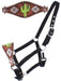 Showman Navajo Cactus Bronc Halter - Jeffers - Horse Supplies > Horse Tack > Horse Halters