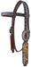 Showman 'Sunflower & Buckstitch' Headstall - Jeffers - Horse Supplies > Horse Tack > Bridles & Headstalls