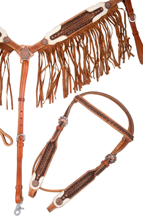 Showman Vintage Tack Set - Jeffers - Horse Supplies > Horse Tack > Tack Sets