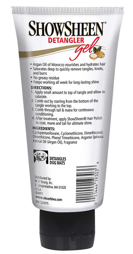 ShowSheen Detangler Gel, 4 oz - Jeffers - Horse Supplies > Horse Grooming