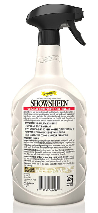 ShowSheen Hair Polish & Detangler - Jeffers - Horse Supplies > Horse Grooming