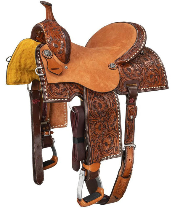 Silver Royal Youth Autry Barrel Saddle - Jeffers - Horse Supplies > Horse Tack > Saddles