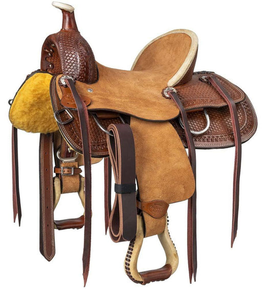 Silver Royal Youth Bodie Hard Seat Ranch Saddle - Jeffers - Horse Supplies > Horse Tack > Saddles