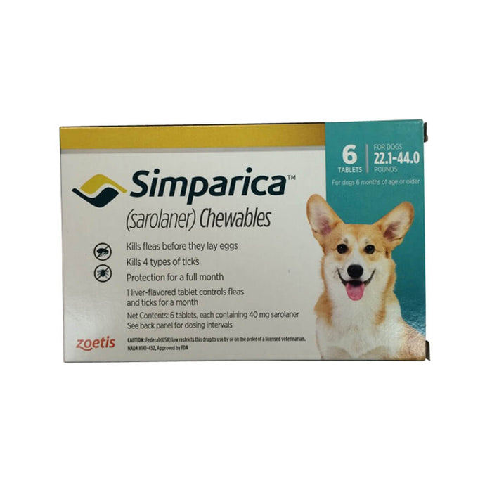 Simparica Chewable Tablets - Jeffers - Animal Health & Wellness > Flea & Tick Control