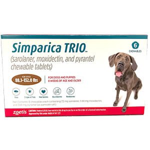 Simparica Trio Chewable Tablets - Jeffers - Animal Health & Wellness > Flea & Tick Control