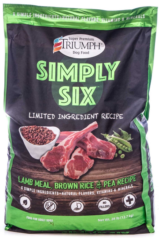 Simply Six Limited Ingredient Recipe Dry Dog Food, 28 lb - Jeffers - Dog Supplies > Dog Food > Dry Dog Food