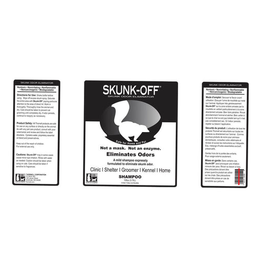 Skunk - Off Shampoo, Gallon - Jeffers - Animal & Pet Supplies > Pet Odor & Stain Removers