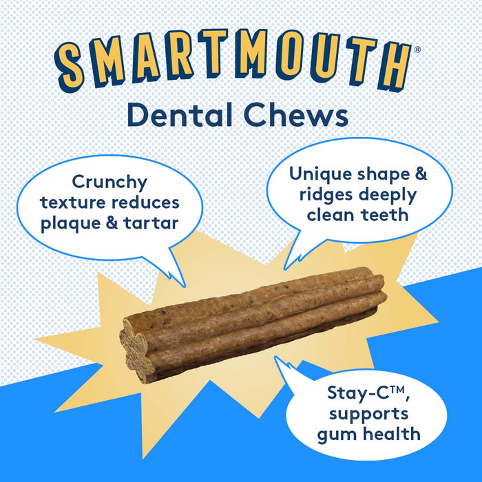 Smartmouth 7 - in - 1 Dental Chews for Dogs, P/XS, 28 ct - Jeffers - Dog Supplies > Dog Treats > Chews