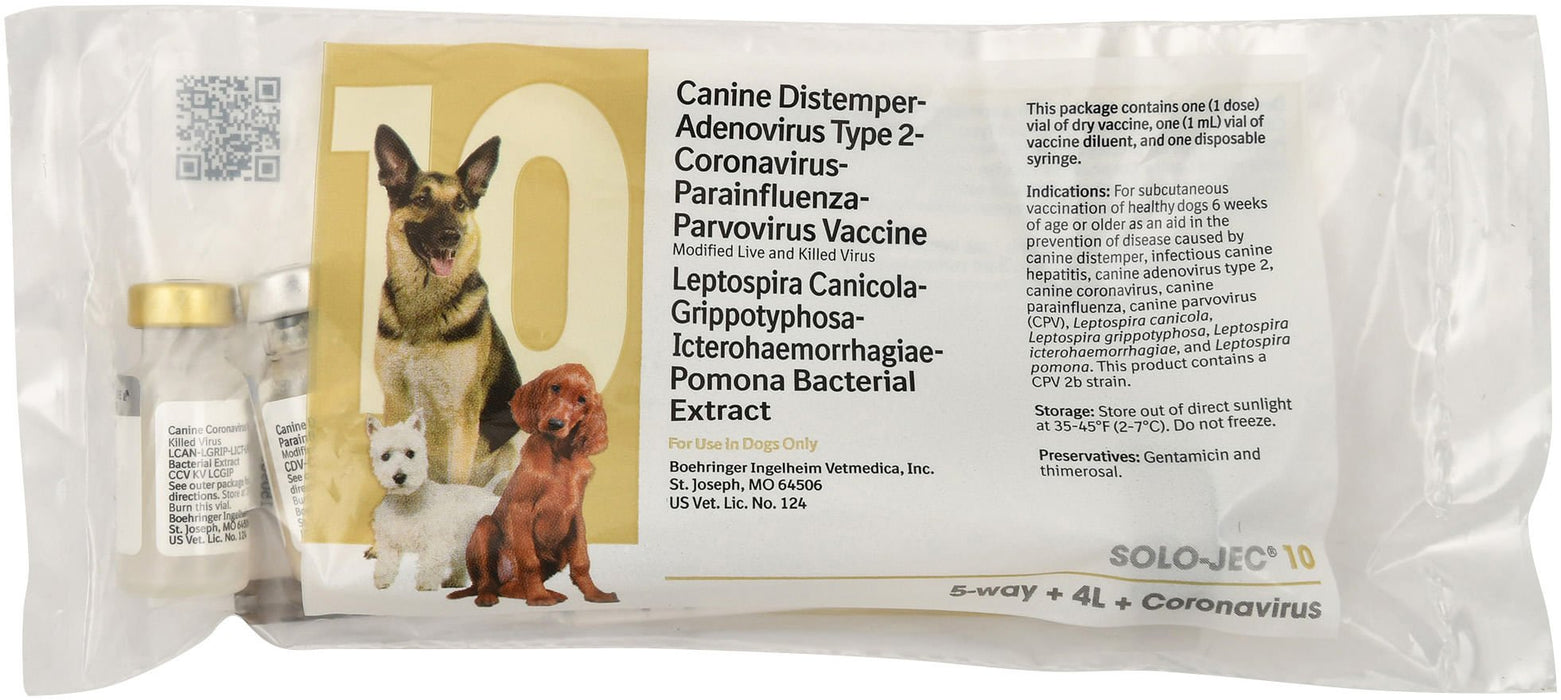 Solo - Jec 10 (10 - way dog vaccine) - Jeffers - Animal Health & Wellness > Vaccines