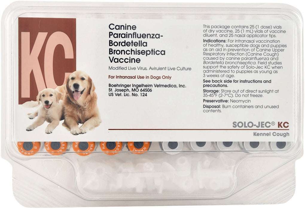 Solo - Jec KC (Kennel Cough) Intranasal Vaccine - Jeffers - Animal Health & Wellness > Vaccines