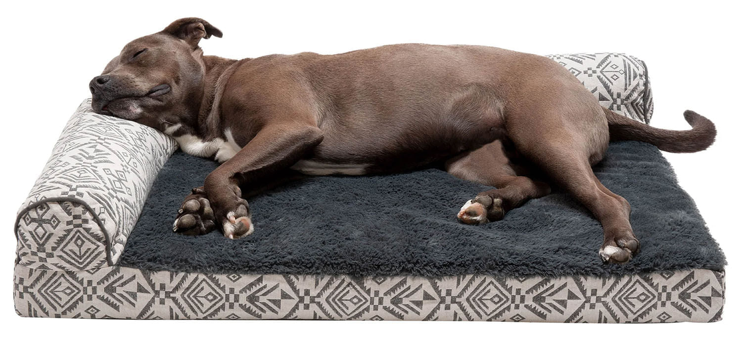 Southwest Kilim Orthopedic Chaise, Large - Jeffers - Dog Supplies > Dog Beds