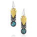 Southwest Nights Arrowhead Turquoise Earrings - Jeffers - Women > Accessories, Jewelry, Handbags