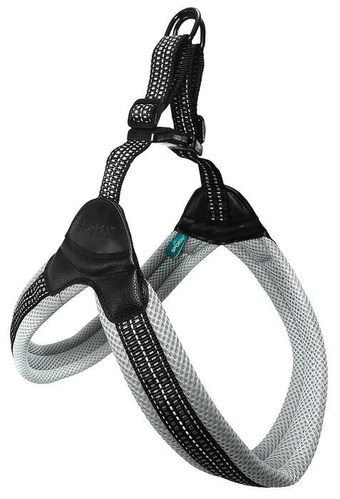 Sporn Easy Fit Mesh Harness, Gray - Jeffers - Dog Supplies > Dog Apparel > Dog Collars, Harnesses, & Leashes