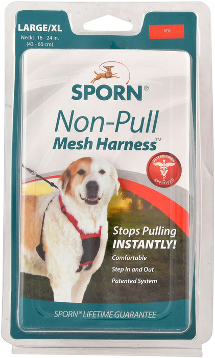 Sporn Non - Pulling Mesh Harness, Large/X - Large - Jeffers - Dog Supplies > Dog Apparel > Dog Collars, Harnesses, & Leashes