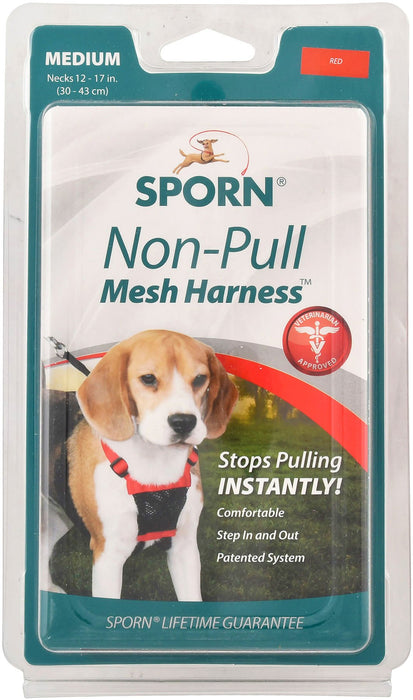 Sporn Non - Pulling Mesh Harness, Medium - Jeffers - Dog Supplies > Dog Apparel > Dog Collars, Harnesses, & Leashes