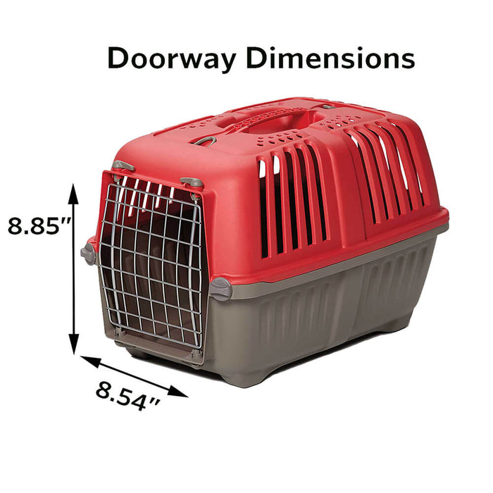 Spree Pet Carrier for Small Dogs and Cats, Red, 22' - Jeffers - Animal & Pet Supplies > Pet Carriers & Crates