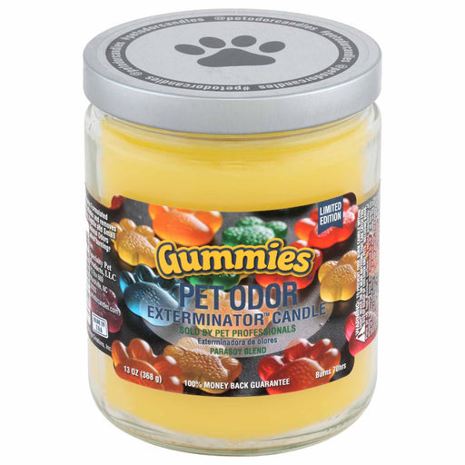 Pet Odor Exterminator Candle, Gummies, 13 oz Color Blue