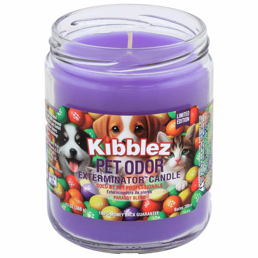 Pet Odor Exterminator Candle, Kibblez, 13 oz Color Red