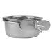 Stainless Steel Coop Cup with Clamp - Jeffers - Animal & Pet Supplies > Pet Bowls, Feeders & Waterers