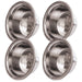 Stainless Steel Embossed Wide - Lip Bowls - Jeffers - Animal & Pet Supplies > Pet Bowls, Feeders & Waterers