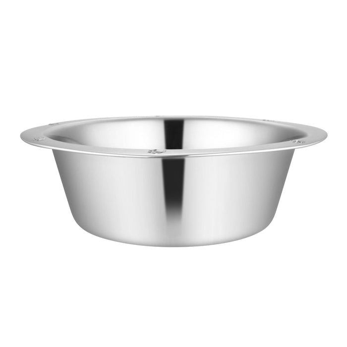 Stainless Steel Embossed Wide - Lip Bowls - Jeffers - Animal & Pet Supplies > Pet Bowls, Feeders & Waterers