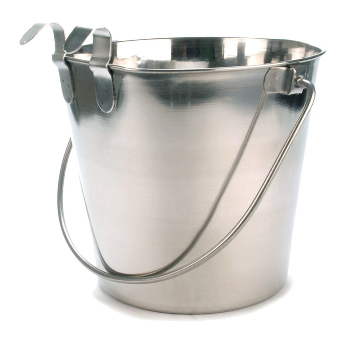 Stainless Steel Flat - Sided Pails - Jeffers - Farm & Ranch Supplies > Farm & Ranch Supplies