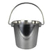 Stainless Steel Pail, Round with Rivets - Jeffers - Farm & Ranch Supplies > Farm & Ranch Supplies