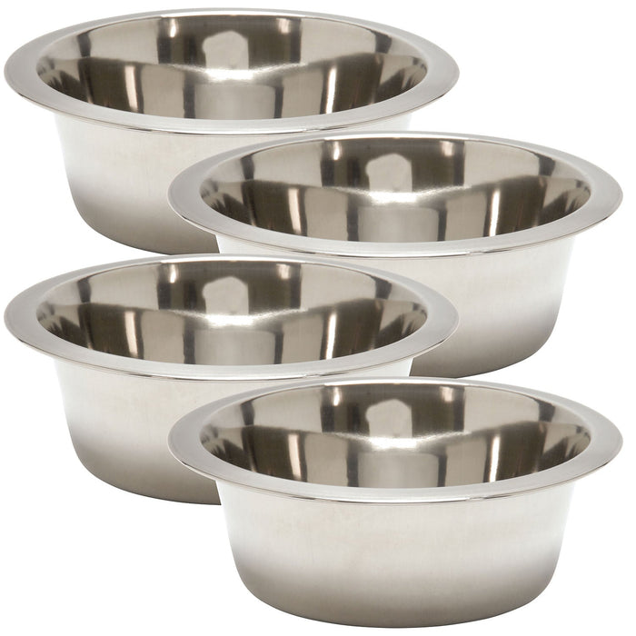 Standard Stainless Steel Bowls - Jeffers - Animal & Pet Supplies > Pet Bowls, Feeders & Waterers