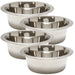 Standard Stainless Steel Bowls - Jeffers - Animal & Pet Supplies > Pet Bowls, Feeders & Waterers