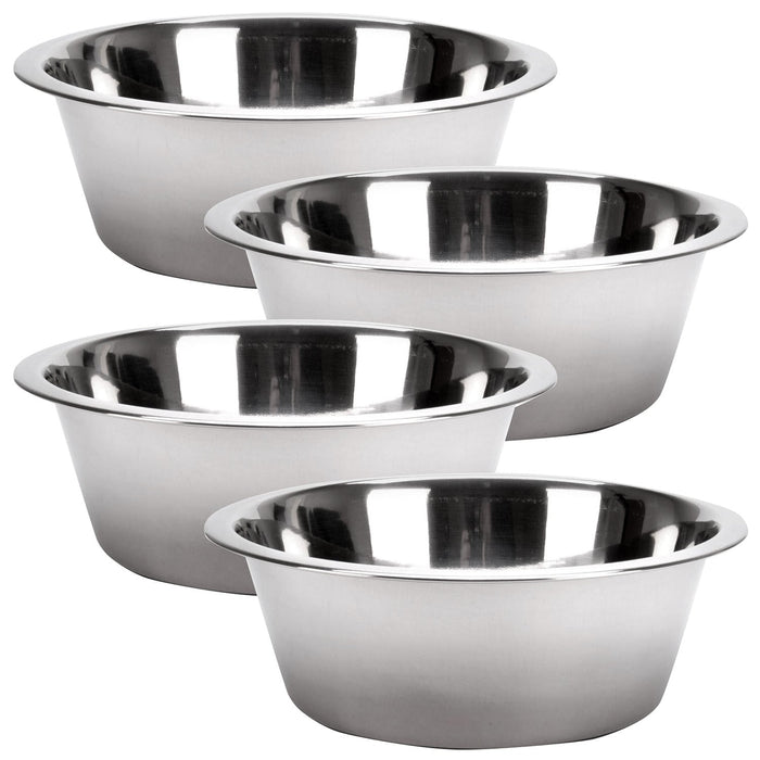 Standard Stainless Steel Bowls - Jeffers - Animal & Pet Supplies > Pet Bowls, Feeders & Waterers