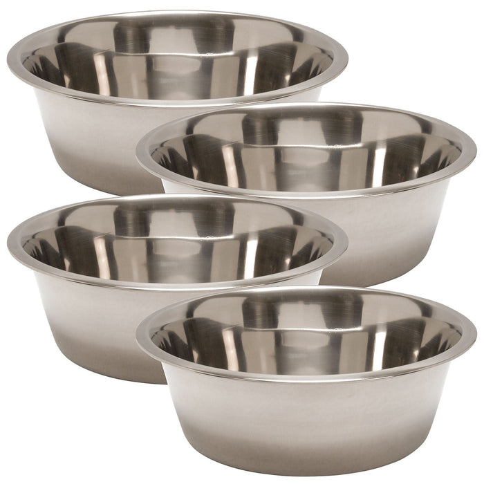 Standard Stainless Steel Bowls - Jeffers - Animal & Pet Supplies > Pet Bowls, Feeders & Waterers