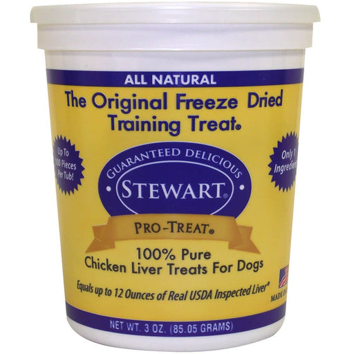 Stewart Pro - Treat Freeze Dried Chicken Liver Treats for Dogs, 3 oz - Jeffers - Dog Supplies > Dog Treats