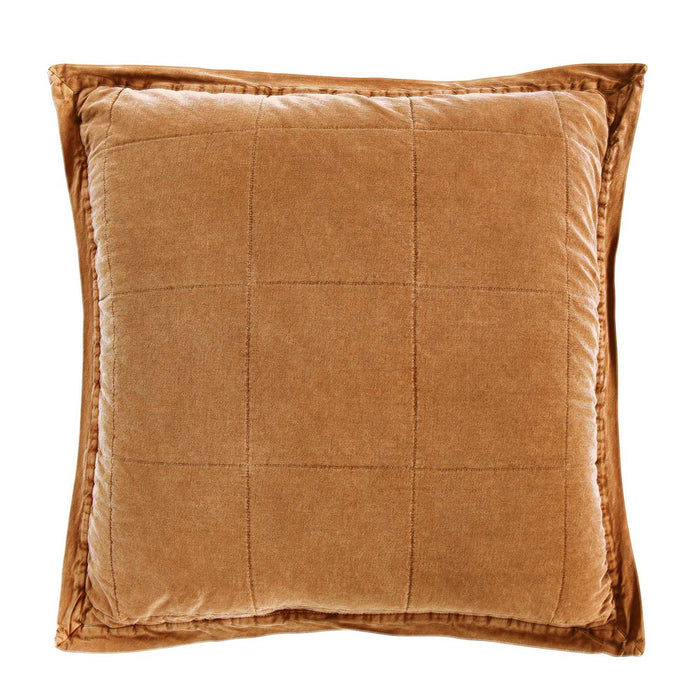 Stonewashed Cotton Canvas Euro Sham, Terracotta - Jeffers - Home Goods & Gifts > Home Decor and Candles for Home Improvement