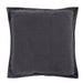 Stonewashed Cotton Quilted Velvet Euro Sham, Gray - Jeffers - Home Goods & Gifts > Home Decor and Candles for Home Improvement