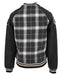 STS Ladies Black Plaid Varsity Jacket w/Patches - Jeffers - Horse Supplies > Riding Apparel & Accessories