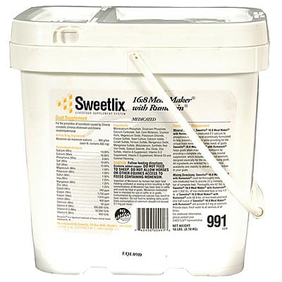 Sweetlix 16:8 Meat Maker with Rumensin, 18 lb - Jeffers - Animal Health & Wellness > Vitamins & Supplements