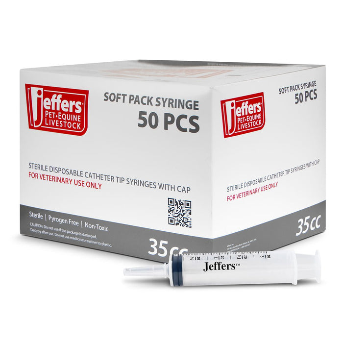 Syringe with Catheter Tip - Jeffers - Animal Health & Wellness > Medical Supplies