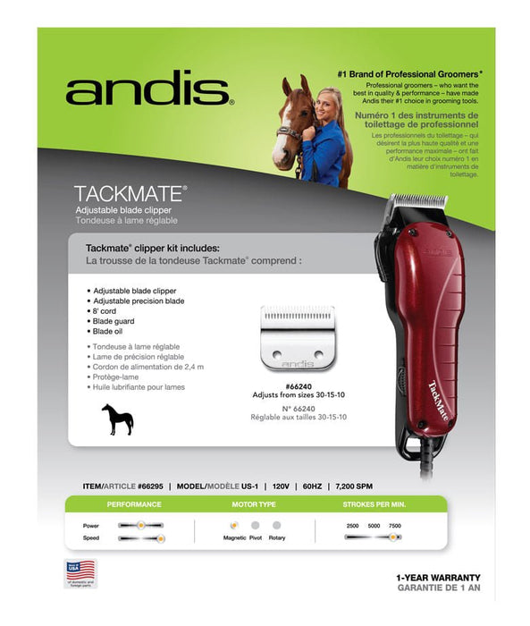 Tackmate Clipper (& Replacement Blades) - Jeffers - Horse Supplies > Horse Grooming