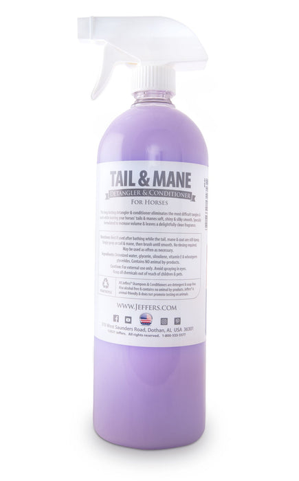 Tail & Mane Detangler & Conditioner - Jeffers - Horse Supplies > Horse Grooming