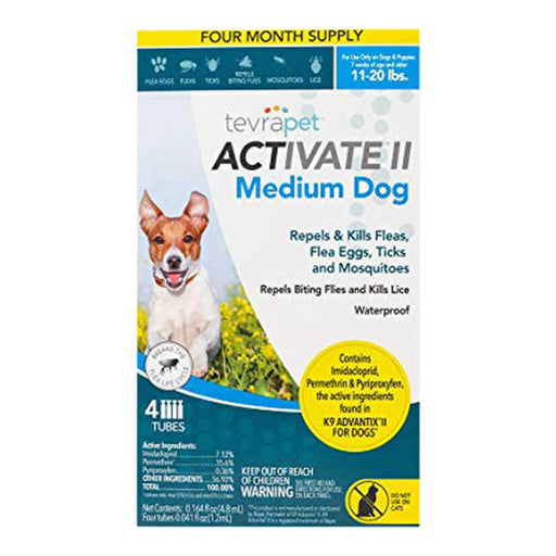 TevraPet Activate II, 4 Month Supply - Jeffers - Animal Health & Wellness > Flea & Tick Control