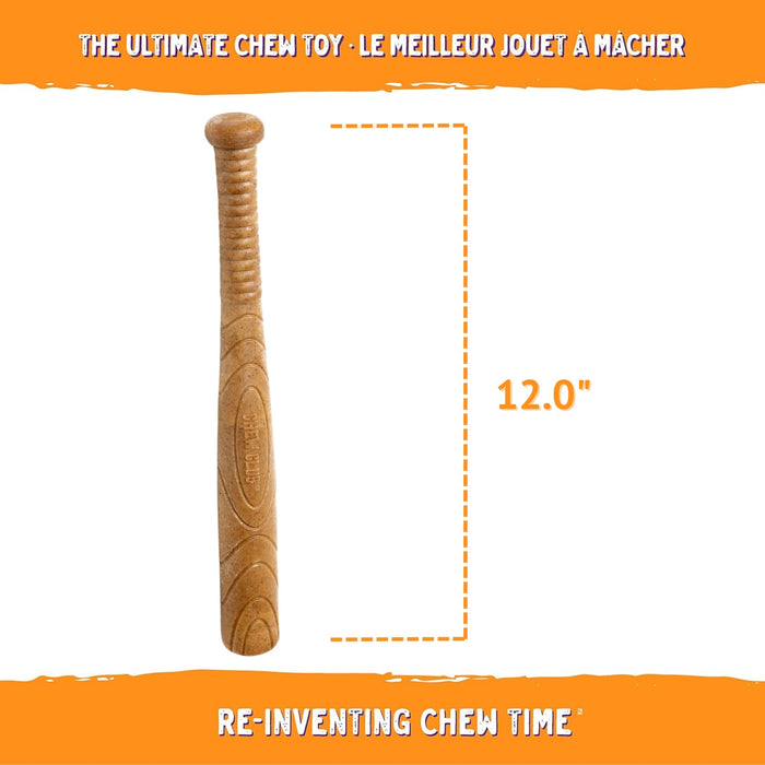 Powerbone Baseball Bat Dog Chew Toy for Power Chewers 12"