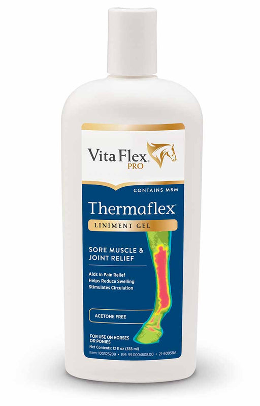 Thermaflex Liniment Gel with MSM, 12 oz - Jeffers - Animal Health & Wellness > Joint Health